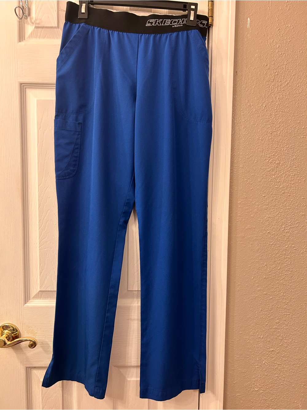 3 (S/S/M) Blue Utility Scrub Pants - Comfortable Workwear - Picture 2 of 13